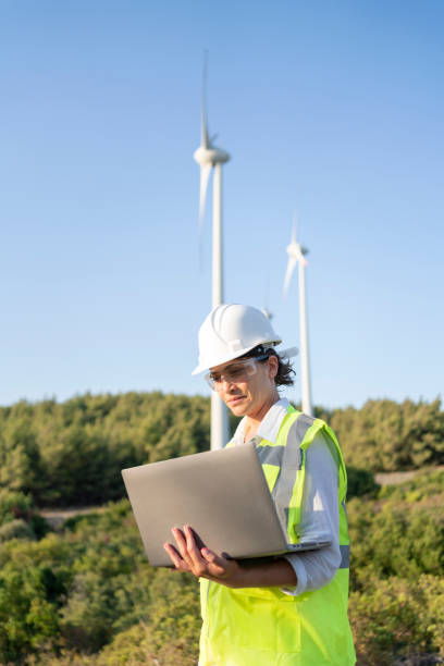 istock Alternative Renewable Wind Energy Farm 1413541465