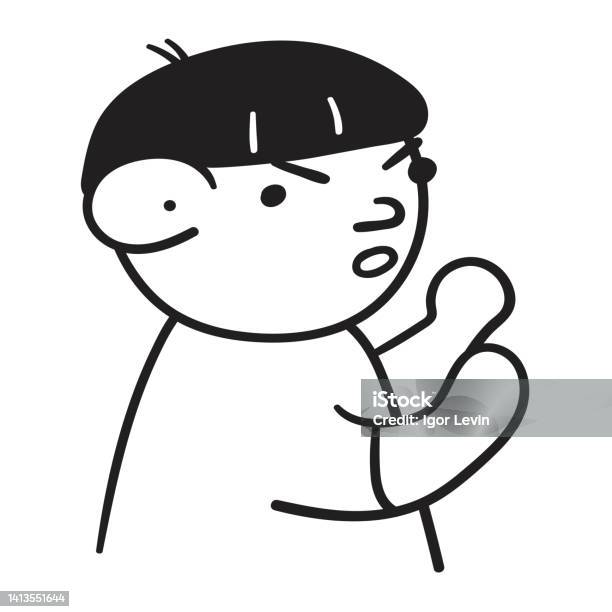 Pics Rough Behaviour Aggressive Posture Little Kid Has Bad Behavior Stock Illustration ...