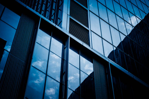 istock Modern office building in the downtown 1413552184