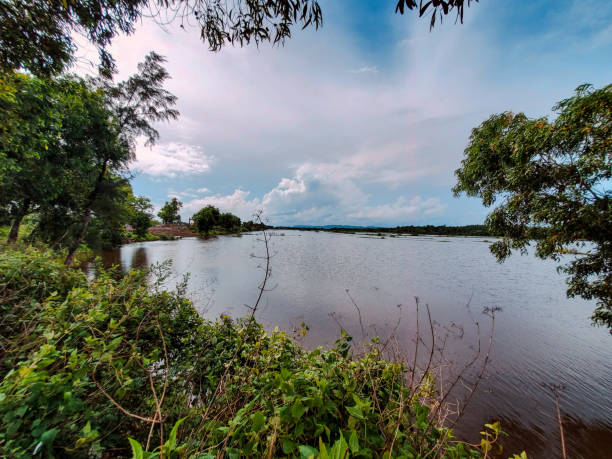 istock Lovely lake beautiful nature 1413555310