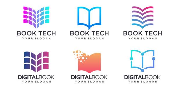 Book  icon set. Education Flat Vector Design Book  icon set. Education Flat Vector Design assignment logo stock illustrations