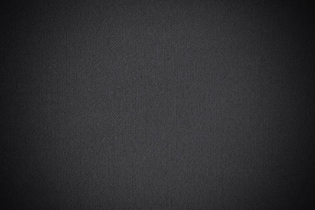 istock Black grey cotton fabric cloth texture for background, natural textile pattern. 1413559238