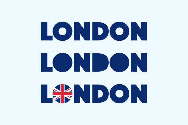 London Typography Designs, Isolated Vector EPS Group of London UK Text Banner Signs, For T-shirts, Posters, Postcards and More. Minimalistic Logo. london fashion stock illustrations