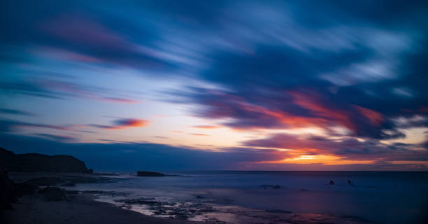 istock Romantic sunset on Palmachim beach, Israel 1413566832