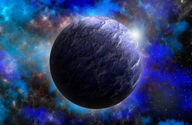 istock Unknown planet from outer space. Space nebula. Cosmic cluster of stars. Outer space background. 3D Illustration 1413570938