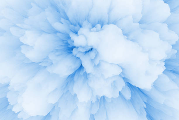 Abstract frozen background, glaciers, abstract nature. 3d illustration