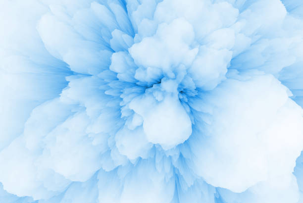 istock Abstract frozen background, glaciers, abstract nature. 3d illustration 1413576041
