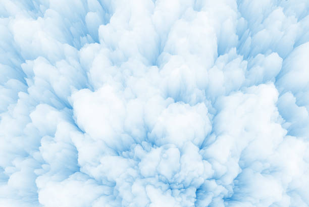 istock Abstract frozen background, glaciers, abstract nature. 3d illustration 1413576059