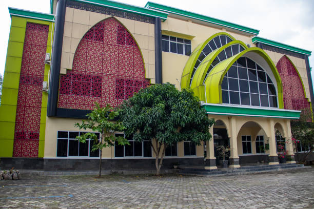 istock The front of the campus building 1413577438