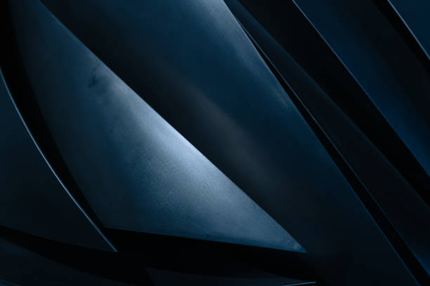 Stainless metal industrial matallic dark abstract background for modern design in cold light