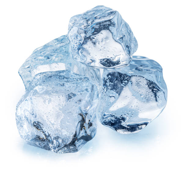 istock Four melting ice cubes covered with small water drops. File contains clipping paths. 1413583495