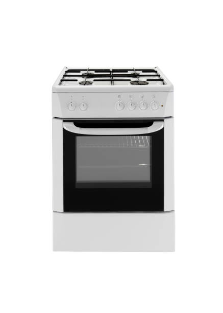 istock Oven and stove isolated on white 1413584133