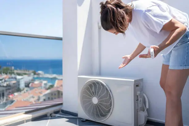 Photo of Broken Air Conditioning Outdoor Unit