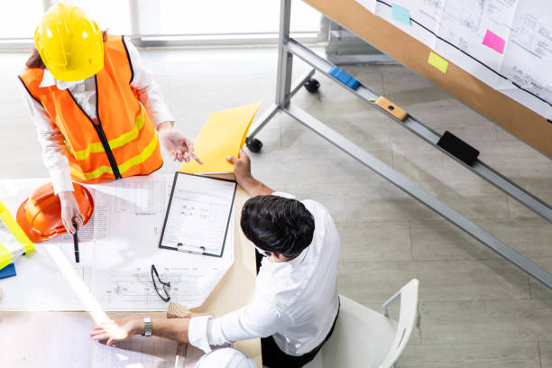 istock Engineers are having a planning meeting. 1413586747