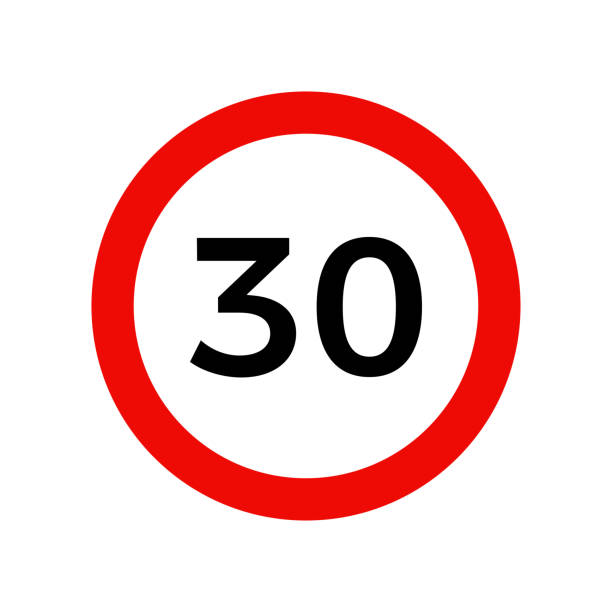 ilustrações de stock, clip art, desenhos animados e ícones de ððµñð°ññ - number 10 number sign speed limit sign