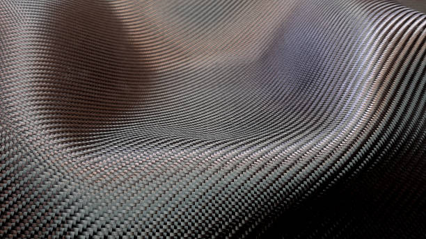istock Carbon fiber material of composite make new structure material 1413592918