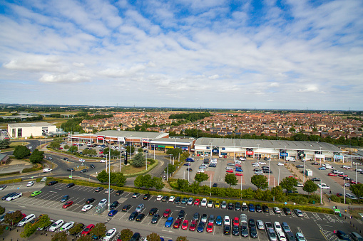 Kingswood retail park, Modern Shopping and retail area at Kingswood  a northern suburb of Kingston upon Hull. Yorkshire