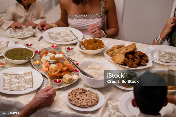 Family Feast Stock Photo - Download Image Now - Diwali, Family, Indian Ethnicity