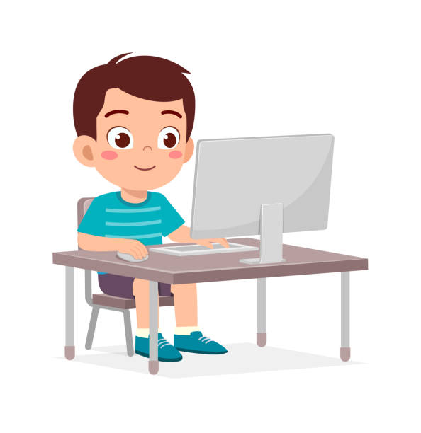 Children Computer Cartoon 40,100+ Kids Computer Cartoon Stock Photos, Pictures & Royalty-Free ...