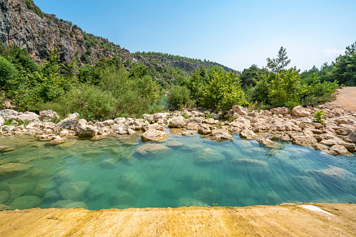 Kapuz Canyon is located 10 km from the center of Antalya in the Konyaalti region. Locals call Kapuz Canyon an undiscovered paradise. This is a wonderful place with pristine turquoise clear water.v