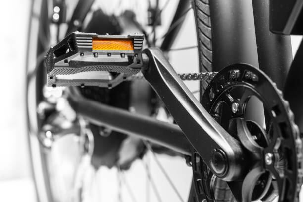 現代の自転車ペダルとリフレクター - bicycle pedal ストックフォトと画像