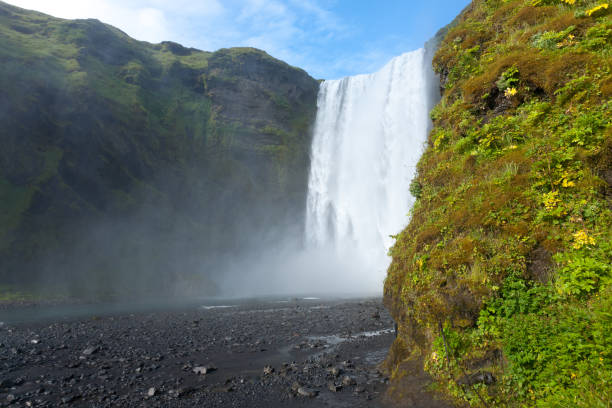 istock Skogafoss falls in summer season view, Iceland 1413629996