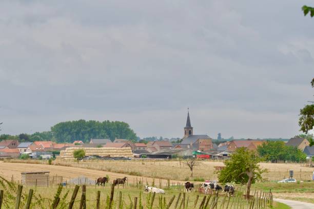 Widoiie village in the limburg near Tongeren, Belgium.