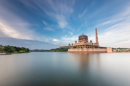 A Long exposure shot at Putrajaya Mosque