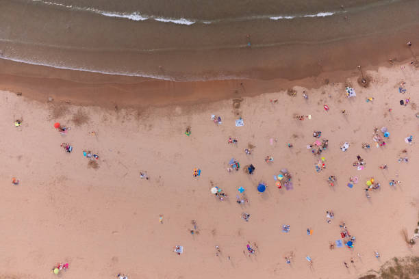istock Aerial view of the beach 1413637679