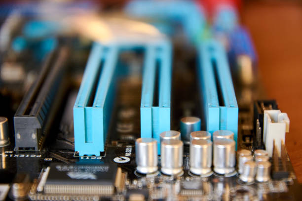 motherboard IEEE 1394a audio codec and controller chips, PCI slots and PCI-e x1 slots