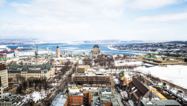 istock Quebec City in April 1413639859