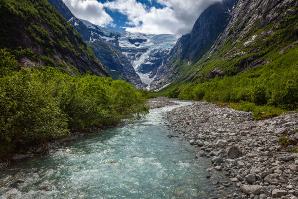 istock Briksdalsbreen arm of Jostedalsbreen glacier in Norway, Scandinavia 1413644573