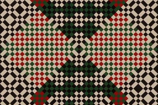 seamless ethnic rotary repeat fabric and tile design, beautiful Geometric Ornament Ethnic style border design , trending, texture, Argyle pattern, Tattersall Pattern, Windowpane, glen, Madras Pattern