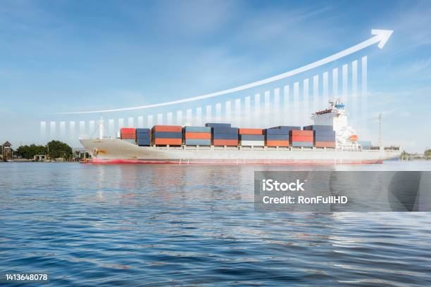 Cargo Ship And Cargo Container Concept For Business Stock Photo - Download Image Now