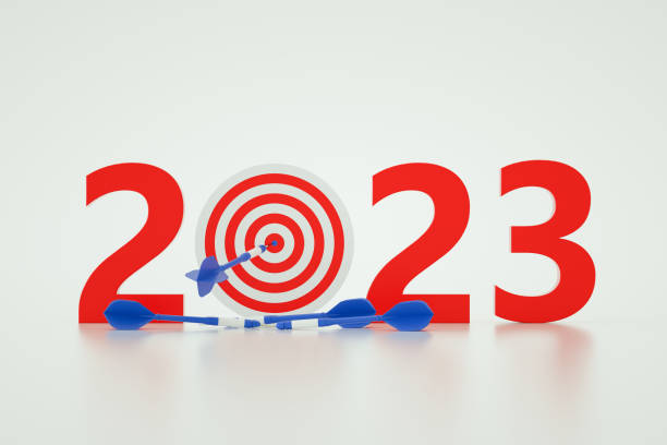 istock 2023 new year dartboard 1413648297