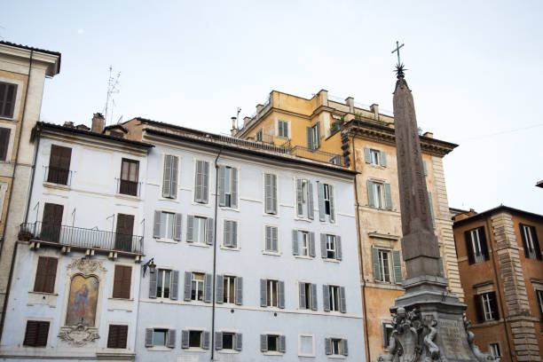 istock Ancient buildings, piazza della Rotonda. 1413648525