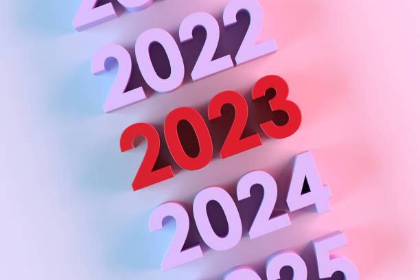 istock 2023 New Year, Neon Lighting 1413653097