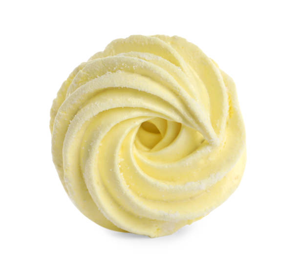 istock One delicious yellow zephyr isolated on white 1413653513