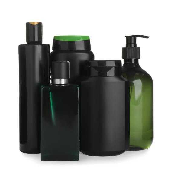 istock Many different cosmetics products on white background 1413653606