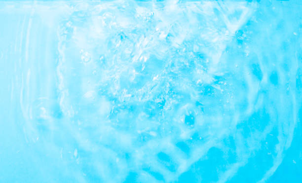 istock Blue gradient water background. Summer light blue wave. Abstract or natural wavy water texture background. Defocus. The perfect backdrop for a presentation 1413660910
