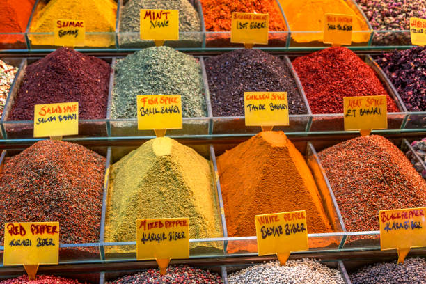 istock Spices in the great bazaar of istanbul 1413663714