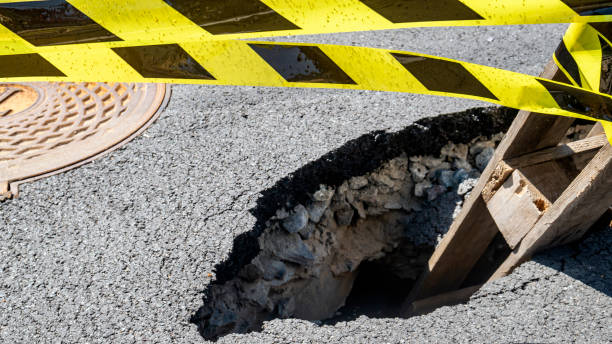 istock Dangerous section of the road 1413663882