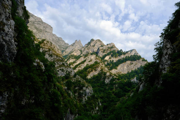 istock The Picos de Europa (Peaks of Europe), a mountain range extending for about 20 km in northern Spain. 1413666305