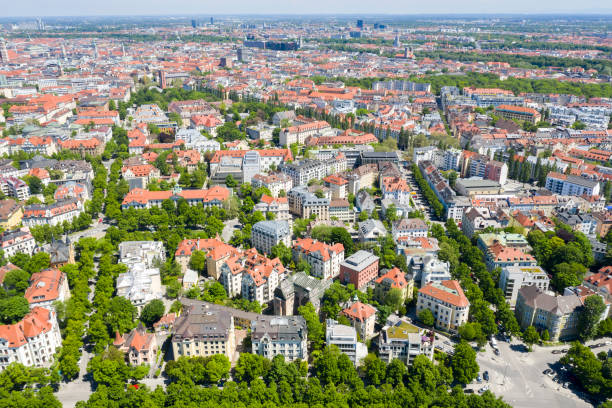 istock Munich on Sunny Day from Above 1413666612