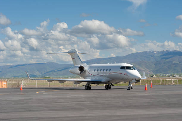 istock Private plane waiting at the airport 1413670860