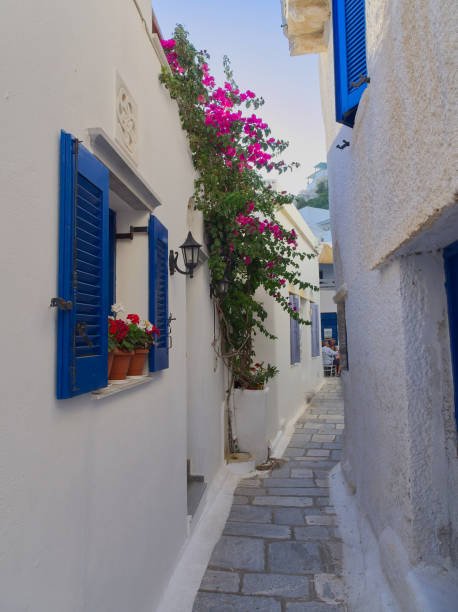 istock Greek island village alleys during summer 1413672097