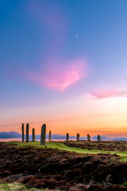 istock Ring of Brodgar Sunset - Orkney, Scotland 1413672453