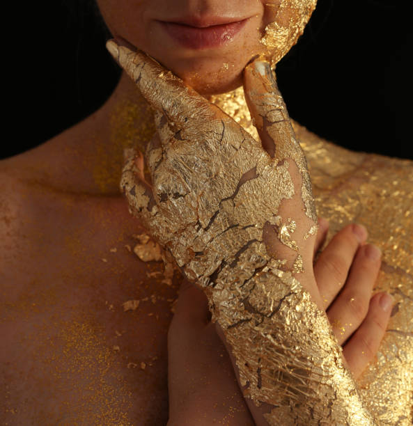istock Aging gracefully concept. Skin care, Self acceptance 1413673786