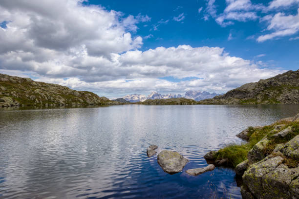 istock Black Lake in Val Nambrone, Trentino. 1413676352
