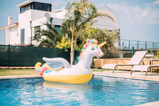 istock unicorn swimming pool 1413678976